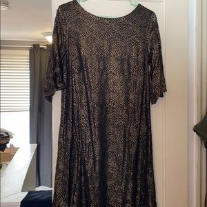 Black + Gold Dressy cocktail dress